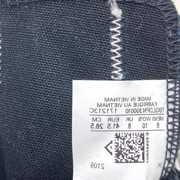 Converse Ctas Low Top Wedding Blue Canvas 171213C-BLBUWT Custom Size Women's - Picture 9 of 10